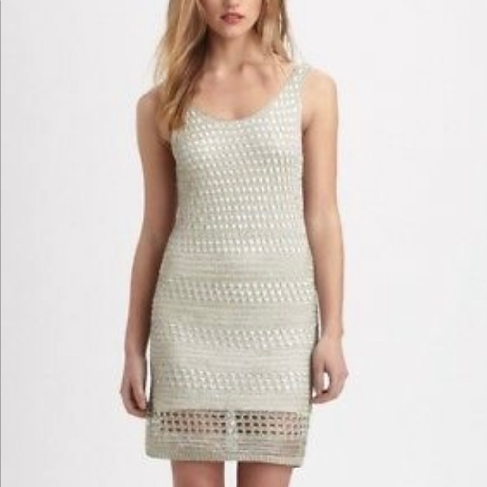 Alice and Olivia Metallic Cable Knit Dress /Tunic